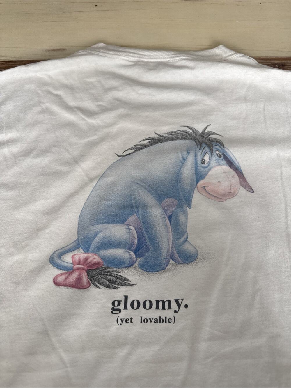 Eeyore Disney Store Graphic T Shirt White Mens 2XL Winnie The Pooh 90s